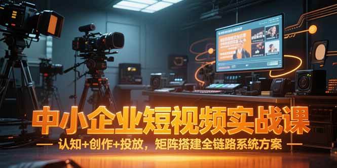 （15249期）中小企业短视频实战课，认知+创作+投放，矩阵搭建全链路系统方案-网创副业教程
