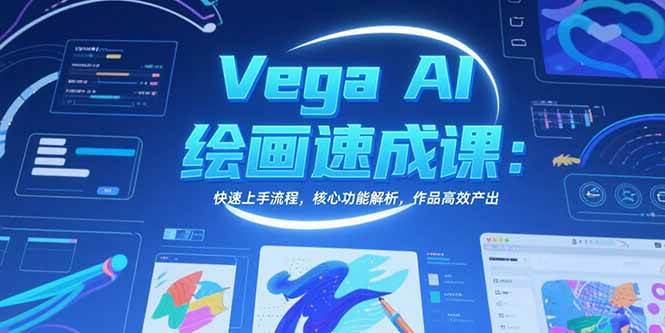 （15470期）Vega AI绘画速成课：快速上手流程，核心功能解析，作品高效产出-网创副业教程