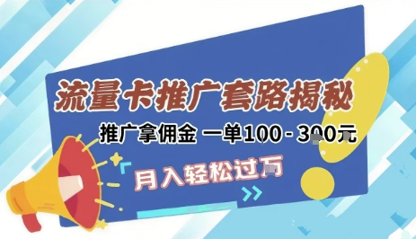 2025年外面卖1500的流量卡项目最新玩法，绿色无门槛对新手非常友好，日入3张+-网创副业教程