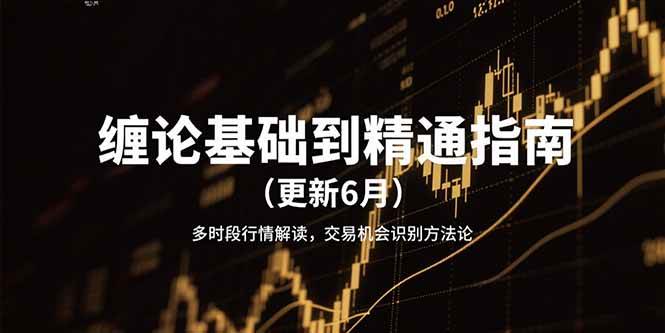 （15184期）缠论基础到精通指南（更新6月）多时段行情解读，交易机会识别方法论-网创副业教程