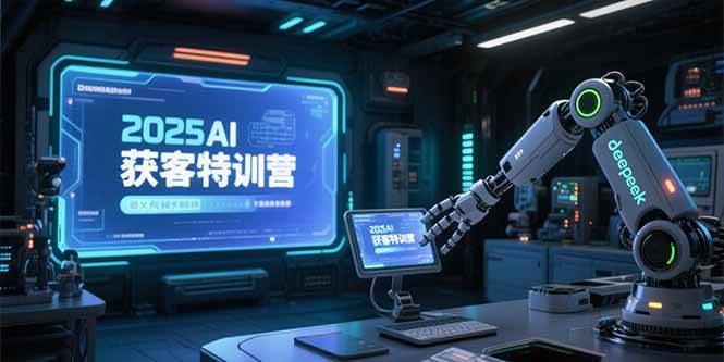 （15289期）2025AI获客特训营，AI图文视频全制作，deepseek工具实操教学-网创副业教程