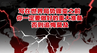付费文章：写在世界局势骤变之前，你一定要做好的重大准备，否则追悔莫及-网创副业教程