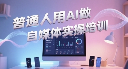 普通一个人用AI做自媒体，助你轻松开启AI自媒体创作之路-网创副业教程